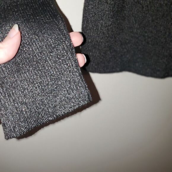 POLES MAISON MONTAGUT GRAY CHARCOAL MIX BLEND SWEATER SIZE LARGE - Picture 5 of 5